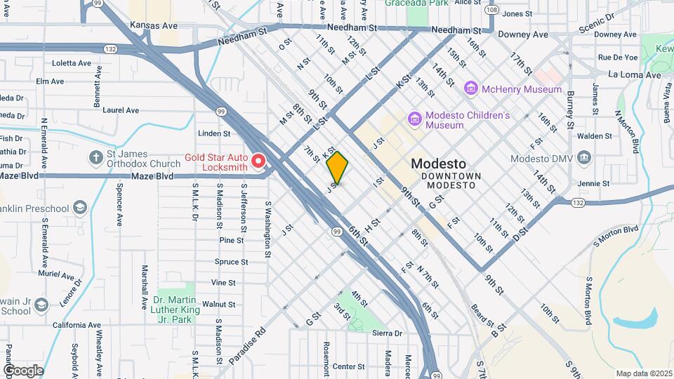 624 J St Map and Location Details