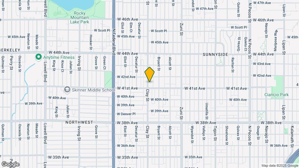 4120 Clay St Map and Location Details