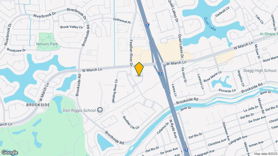 Furnished Studio-Stockton - March Lane Map and Location Details