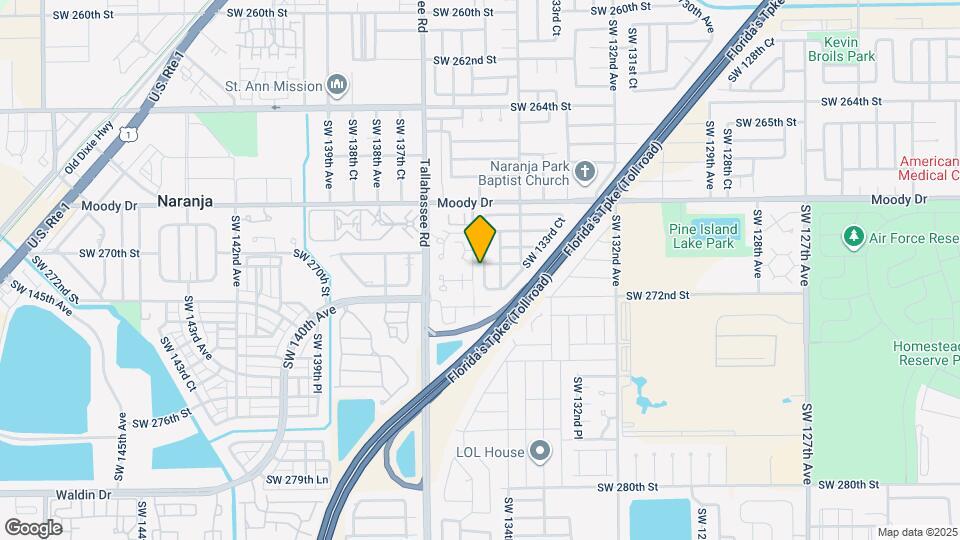 27070 SW 134th Pl Map and Location Details