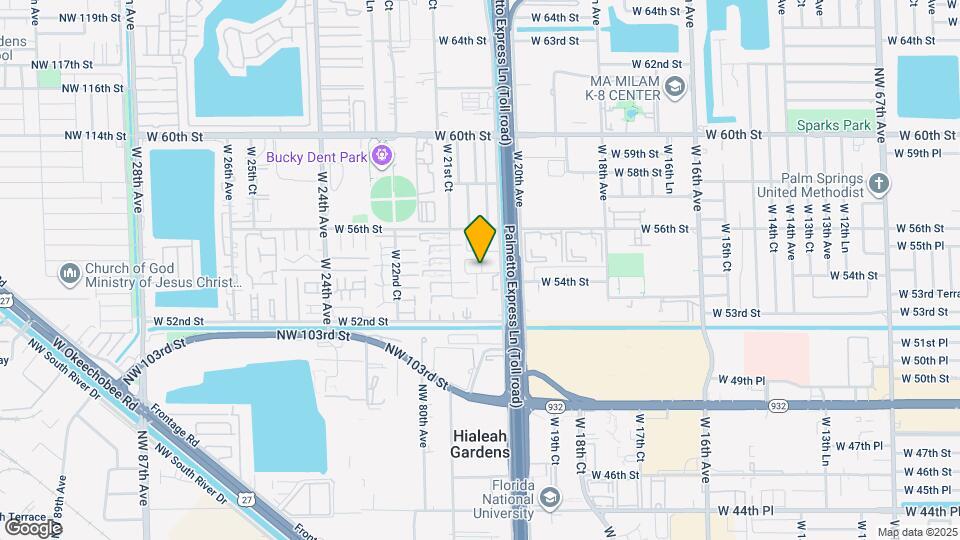 2071 W 54th St Map and Location Details