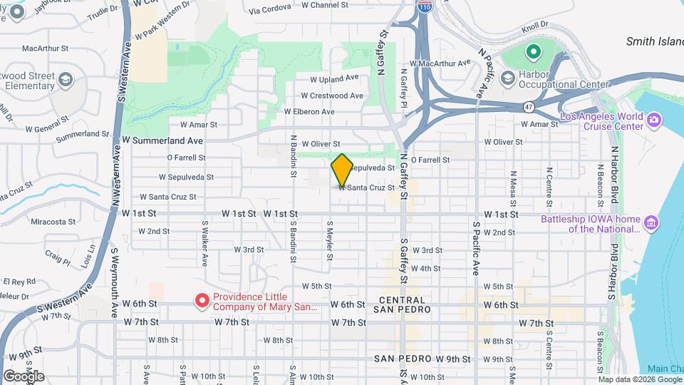867 W Santa Cruz St Mapa y Detalles de la Ubicación