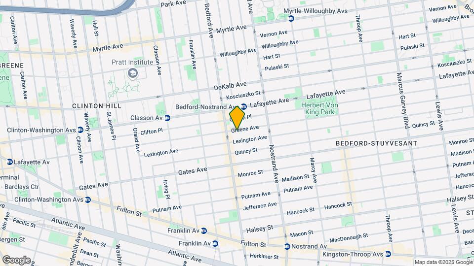416 Greene Ave Map and Location Details