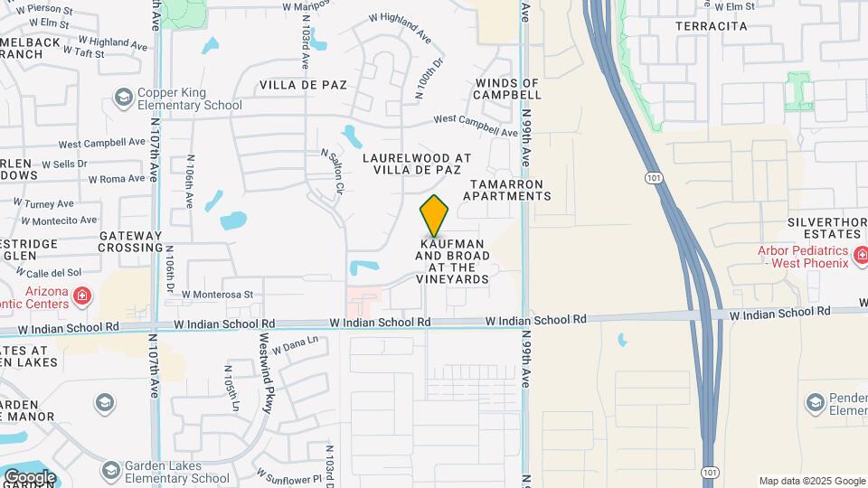 9988 W Devonshire Ave Map and Location Details