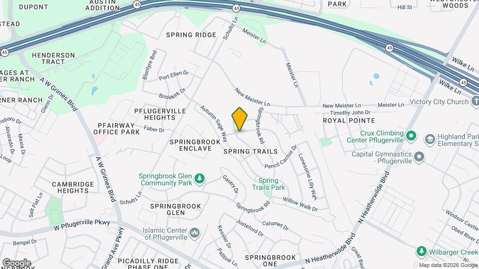 18601 Pencil Cactus Dr Map and Location Details