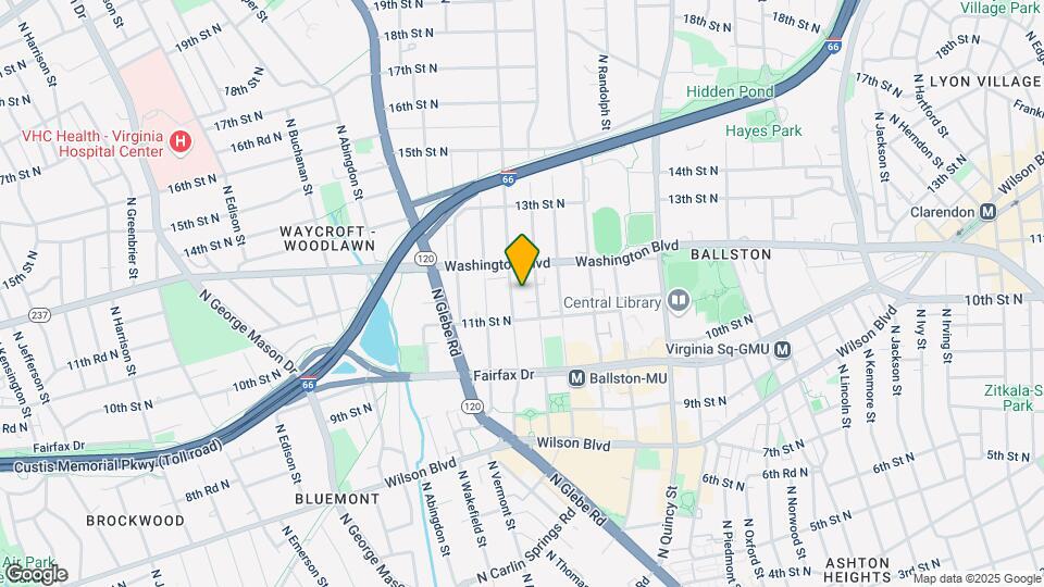 1127 N Utah St Map and Location Details