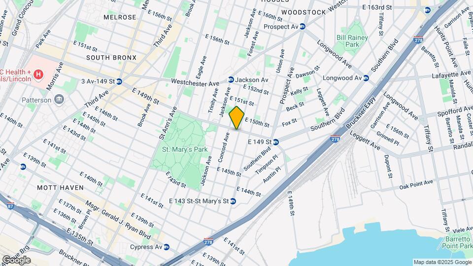 772 E 149th St Mapa y Detalles de la Ubicación