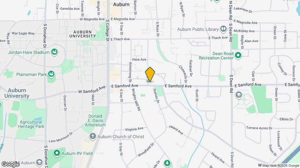 403 E Samford Ave Map and Location Details