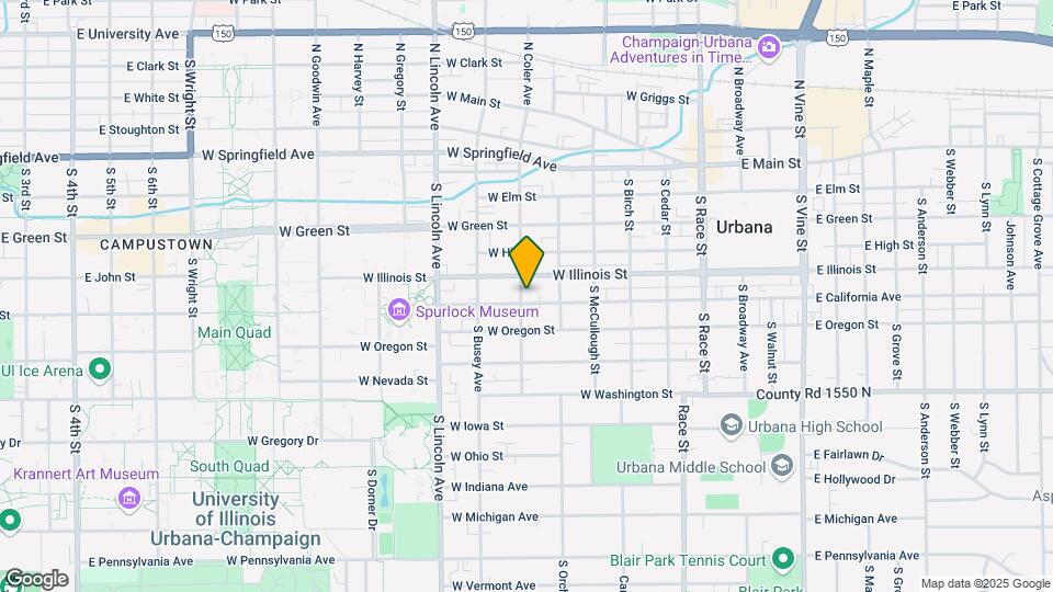 614 W California Ave Map and Location Details