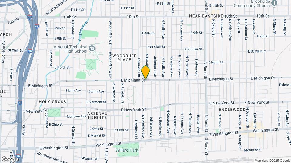 2109 E Michigan St Mapa y Detalles de la Ubicación