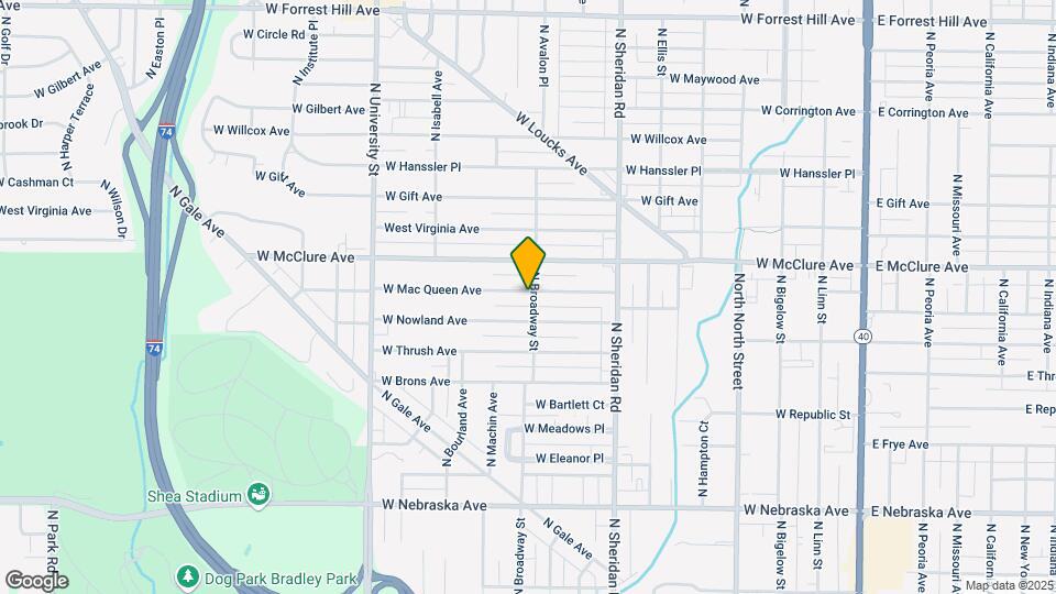 902 W Mac Queen Ave Map and Location Details