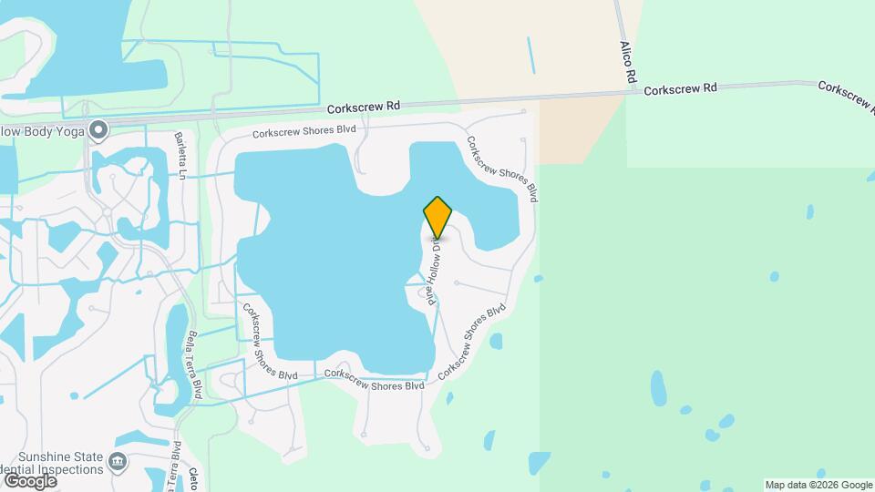14394 Pine Hollow Drive Map and Location Details