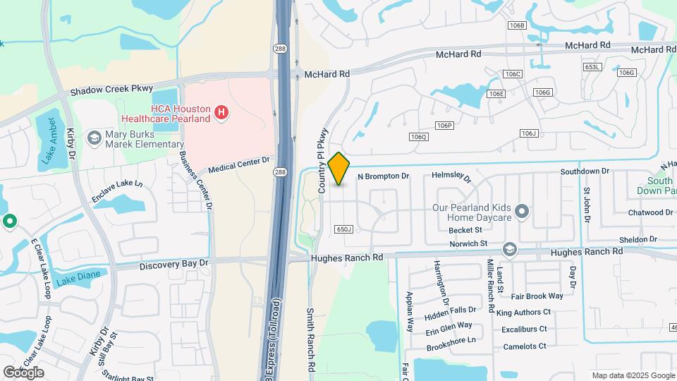 1026 W Brompton Dr Map and Location Details