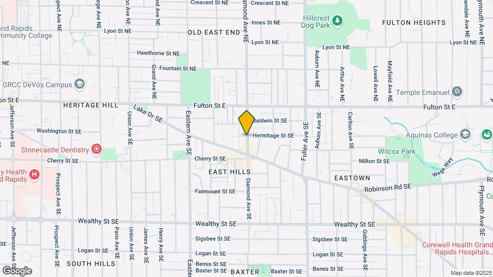 131-133 Diamond Ave SE Mapa y Detalles de la Ubicación