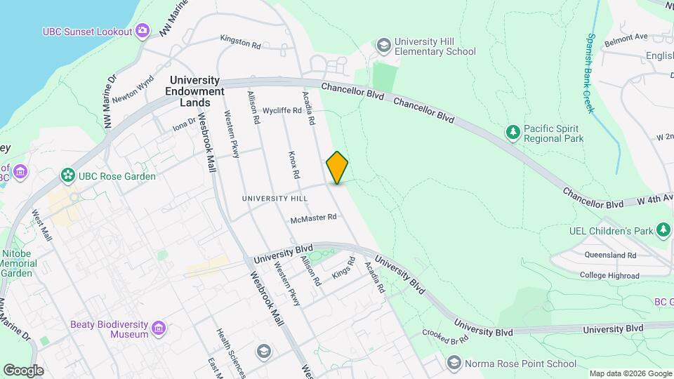 1912 Acadia Rd Map and Location Details