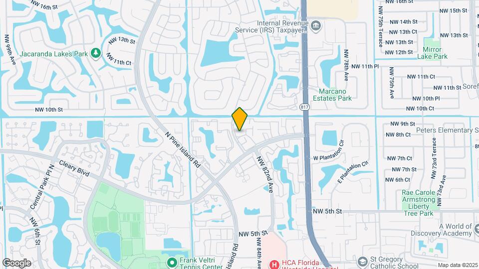 8249 NW 8th Pl Map and Location Details