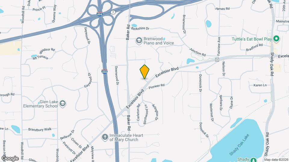 12928 Excelsior Blvd, Unit 1 Map and Location Details