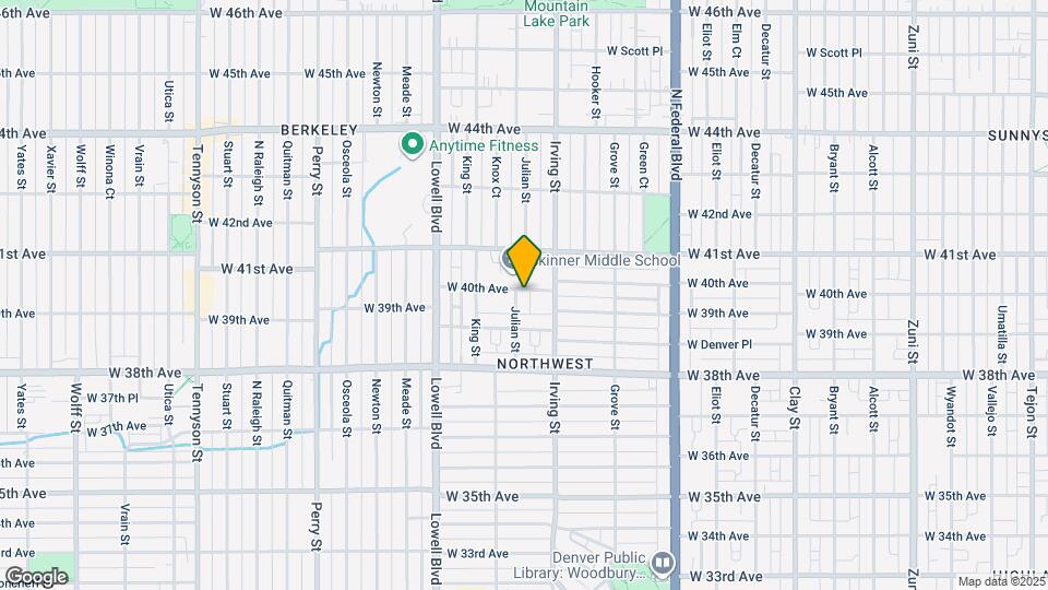 3958 Julian St Map and Location Details