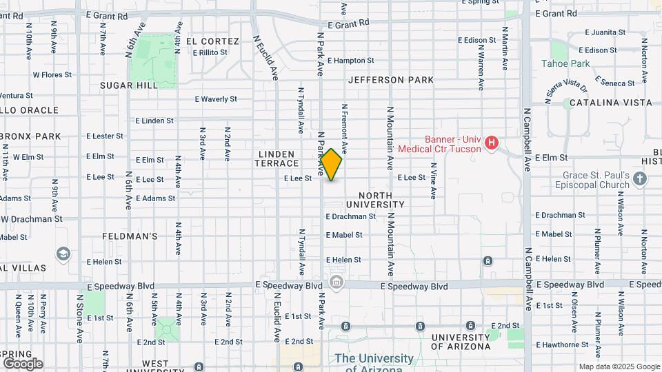 1014-1016 E Lee St Mapa y Detalles de la Ubicación