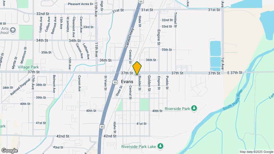 3705 Boulder St Map and Location Details