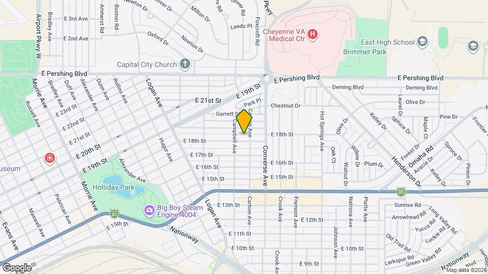 2114 E 18th St Map and Location Details