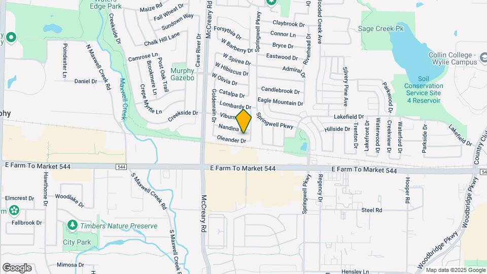 3404 Oleander Dr Map and Location Details