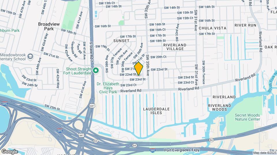 3609 SW 23rd St Map and Location Details