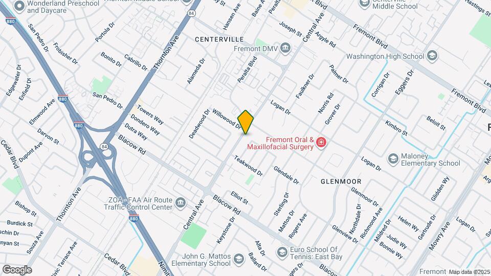 4686 Central Ave Map and Location Details