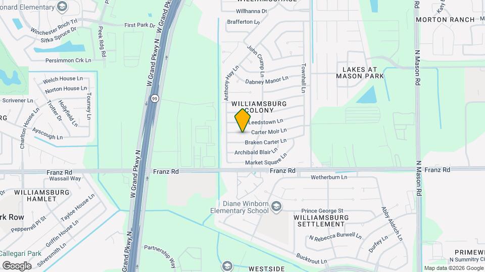 22803 Carter Moir Ln Map and Location Details