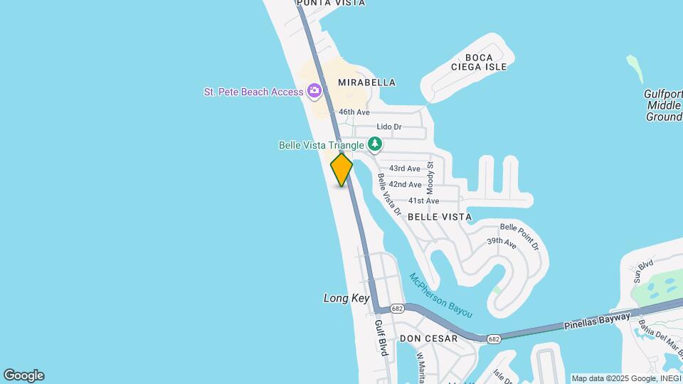 3910 Gulf Blvd, Unit 400 Mapa y Detalles de la Ubicación