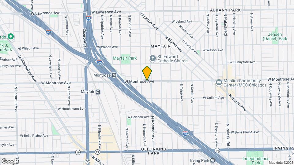4411 W Montrose Ave Map and Location Details