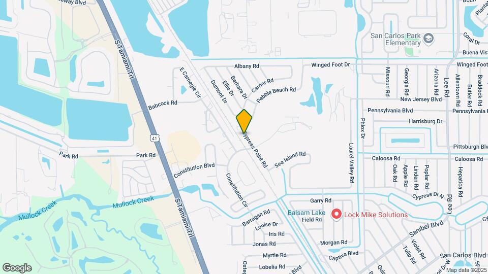 17586 Cypress Point Rd Map and Location Details