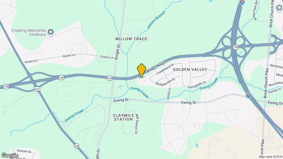 2888 Creekbend Dr Map and Location Details