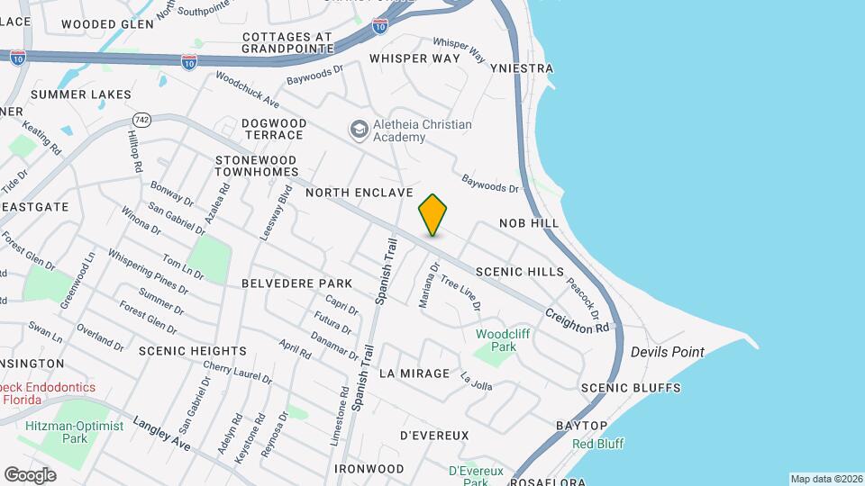 4416 Creighton Rd Map and Location Details