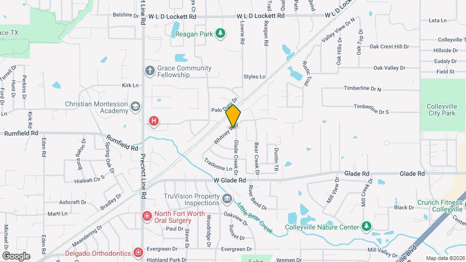 3452 Whitney Way Map and Location Details