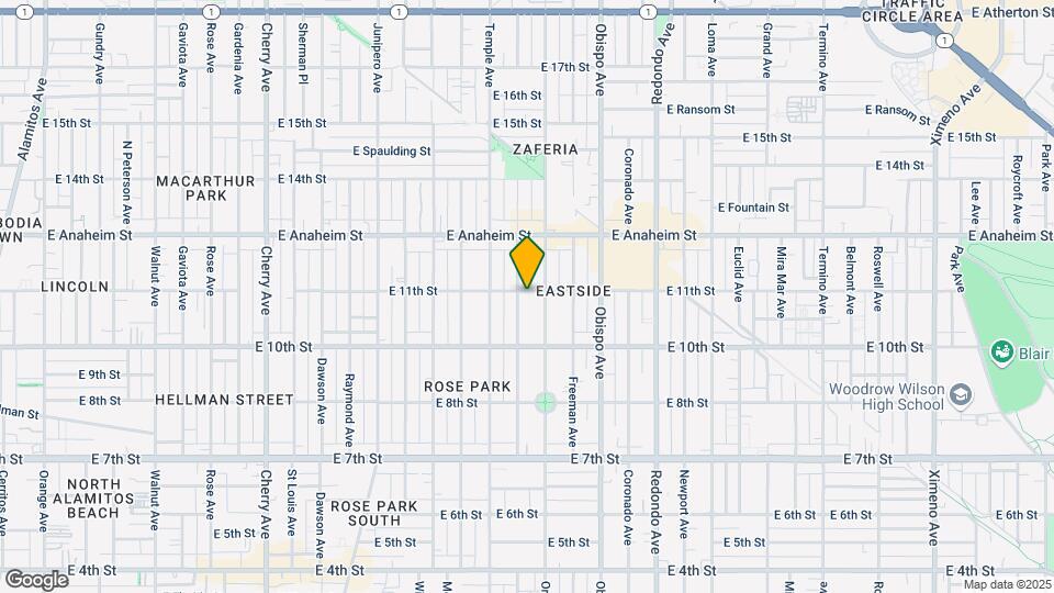 1092 Gladys Ave Mapa y Detalles de la Ubicación