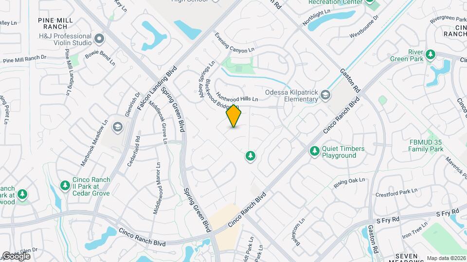 4518 Camden Brook Ln Map and Location Details