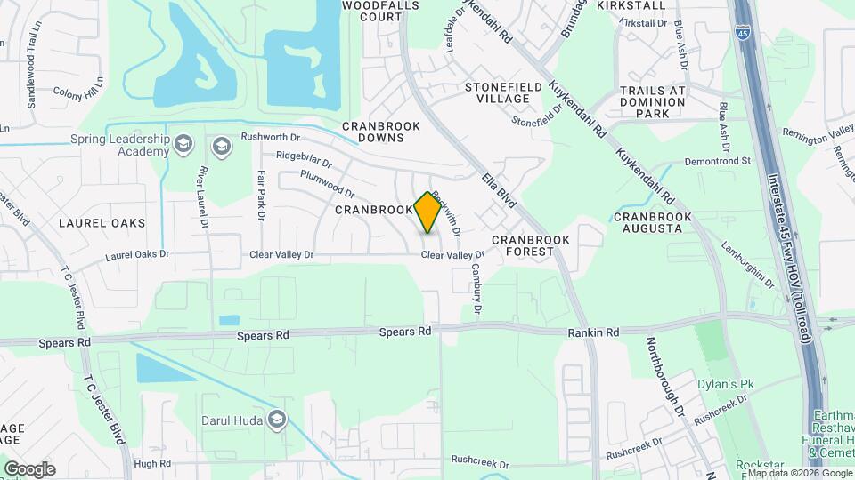 13814 Dentwood Dr Map and Location Details