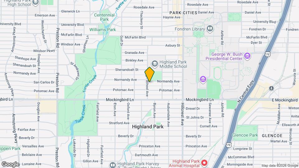 3537 Normandy Ave Mapa y Detalles de la Ubicación