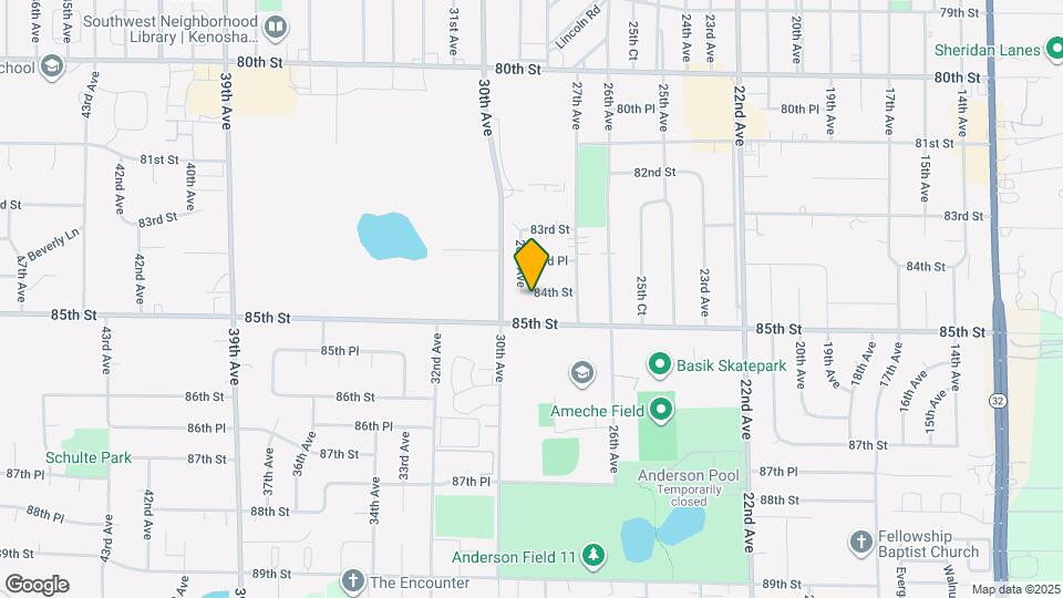 2743 84th St Map and Location Details