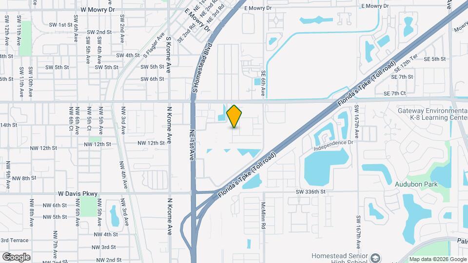 1386 NE 3rd Ave Map and Location Details