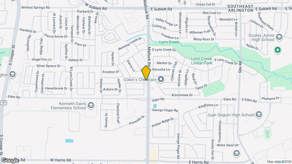 6707 Country Creek Dr Map and Location Details