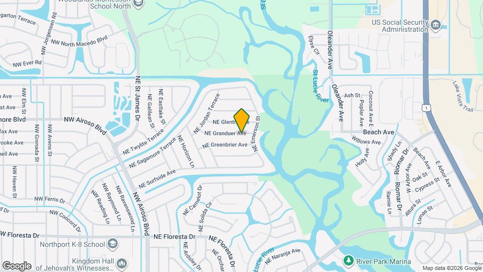 350 NE Granduer Ave Map and Location Details