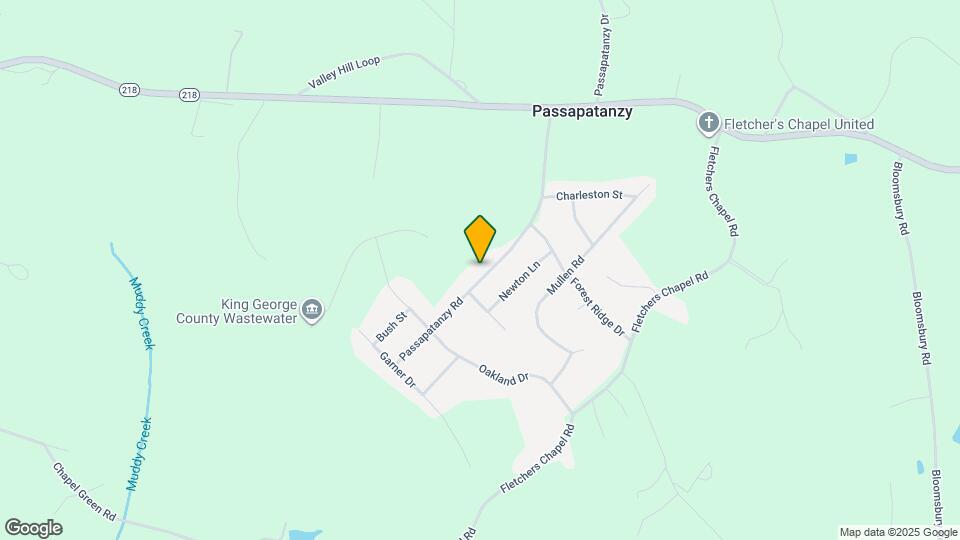 8536 Passapatanzy Rd Map and Location Details