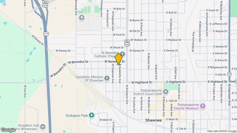 604 N Aydelotte Ave Map and Location Details