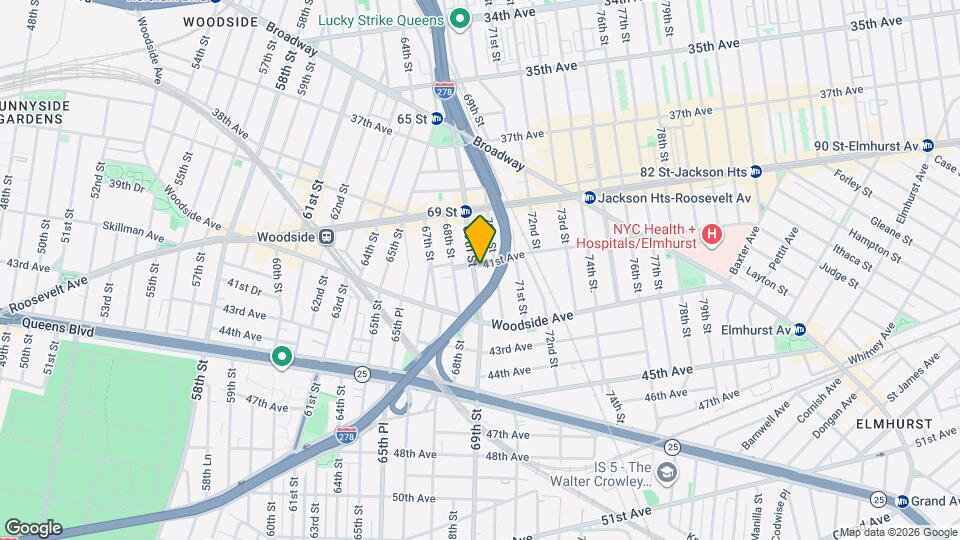 69-14 41st Ave Map and Location Details