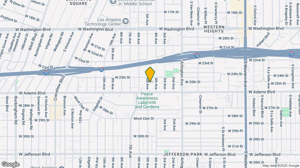 2524 5th Ave Map and Location Details