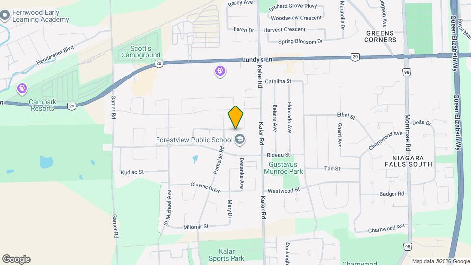 8460 Kelsey Cres Map and Location Details