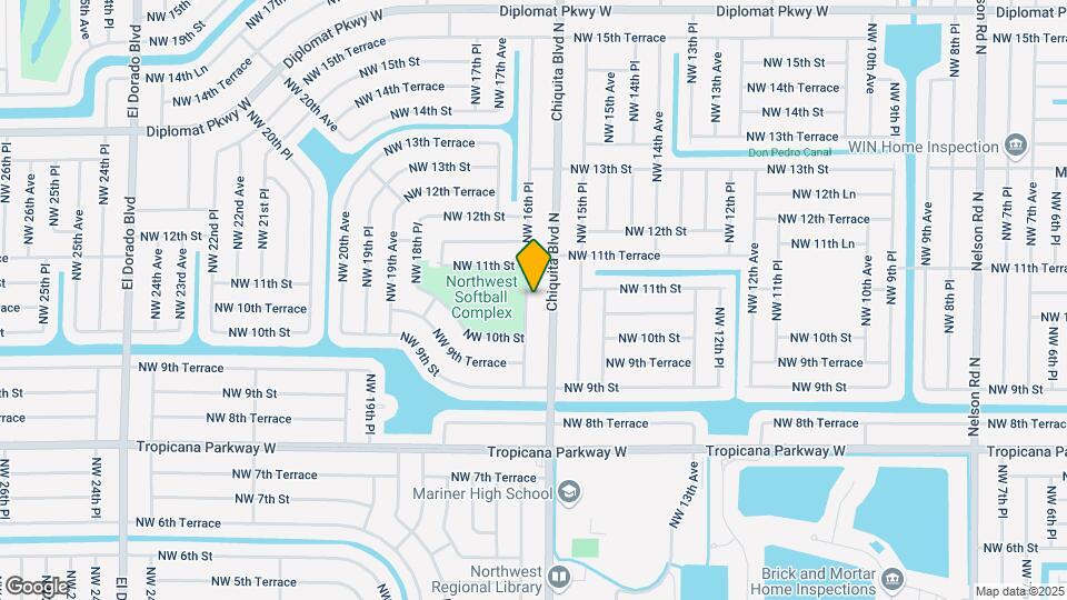 1025 NW 16th Pl Map and Location Details