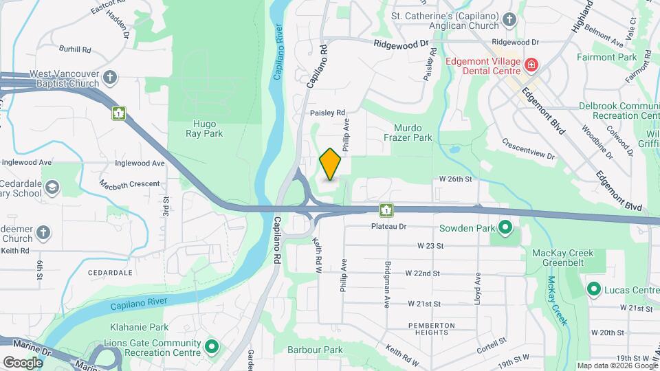 1451 Terrace Ave Map and Location Details